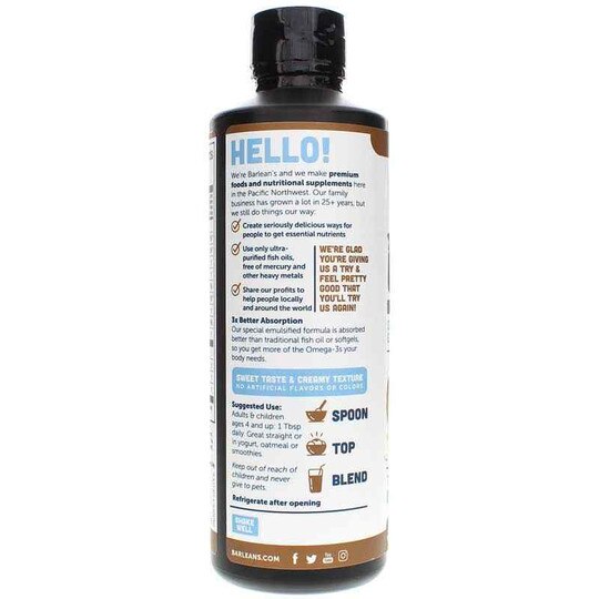 Seriously Delicious Omega-3 from Fish Oil, BOO